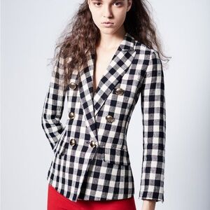 Smythe blazer blue checks